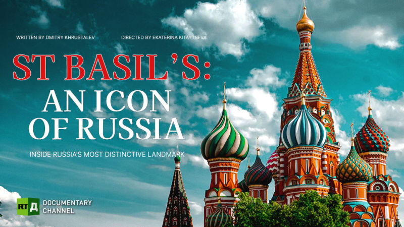 Affiche. Maison russe à Bruxelles. St Basil|s - An icon of Russia inside Russia|s most distinctive landmarks. 2023-11-09